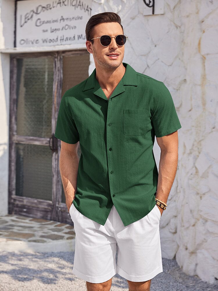 100% Cotton Short Sleeve Beach Shirt (US Only) - Image 3