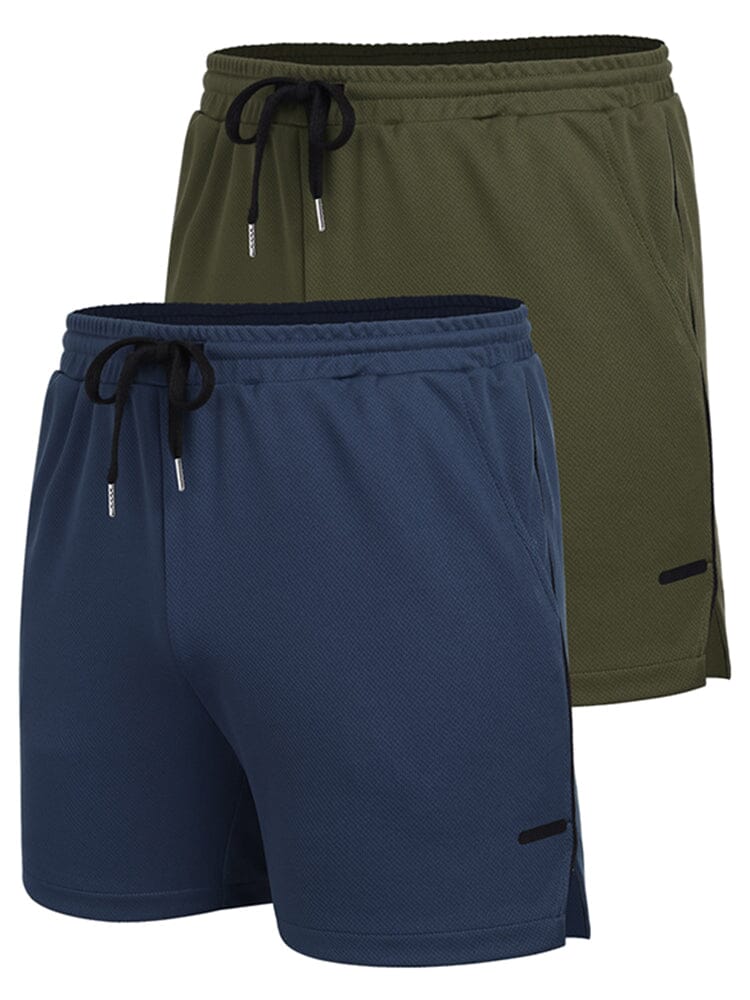 2-Piece Mesh Lightweight Workout Shorts (US Only) - Image 9