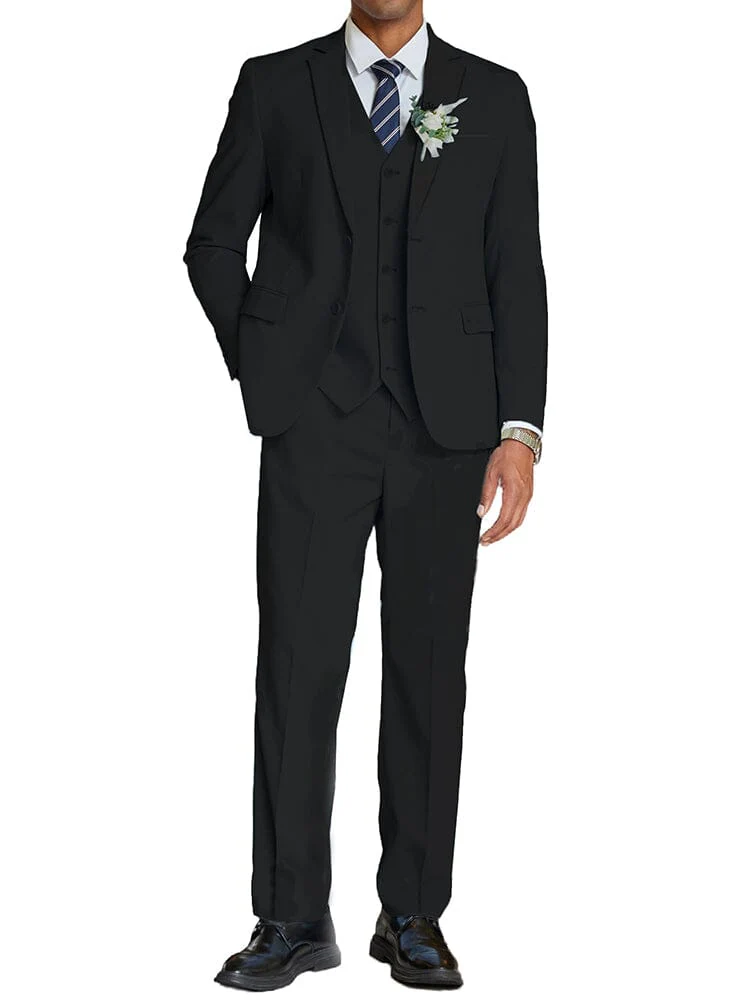 3-Piece Cotton Linen Suit Set (US Only) - Image 2