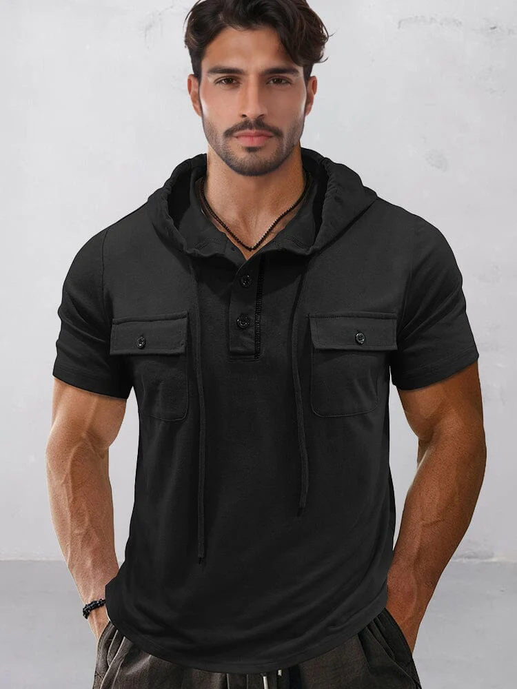 Athleisure Cargo Hooded Shirt - Image 3