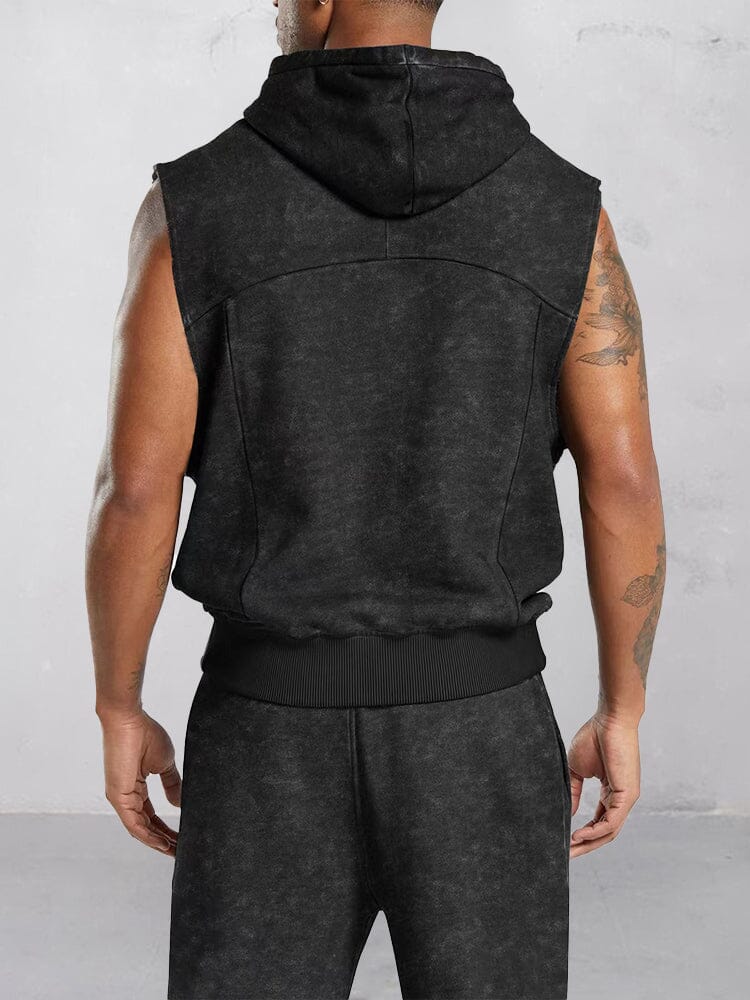 Athleisure Hooded Tank Top Set - Image 8