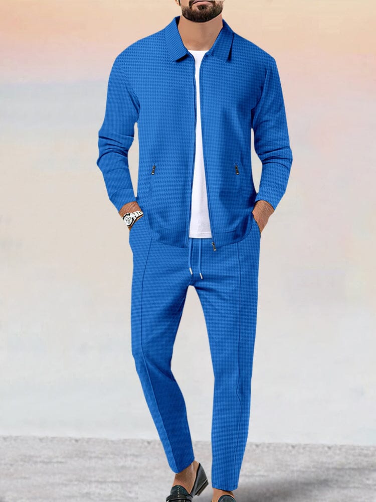 Athleisure Soft Waffle Jacket Set (Live Only) - Image 2