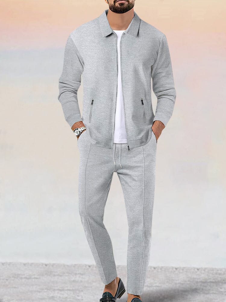 Athleisure Soft Waffle Jacket Set (Live Only) - Image 5