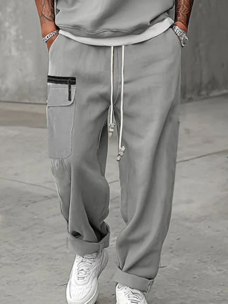 Athleisure Zipper Pullover Top Pants Set - Image 4