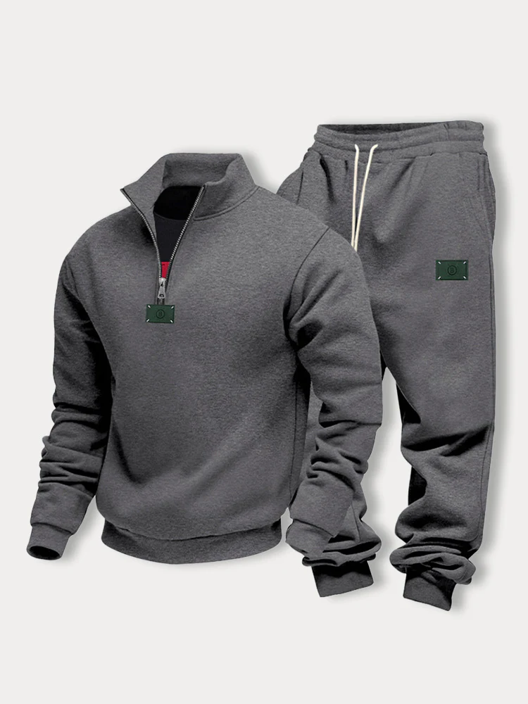 Athletic Comfort Fleece Sweatsuit Set - Image 9