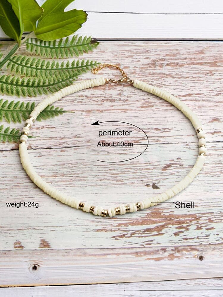 Bohemian Seashell Beaded Necklace - Image 5