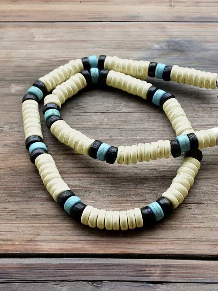 Bohemian Seashell Beaded Necklace - Image 7
