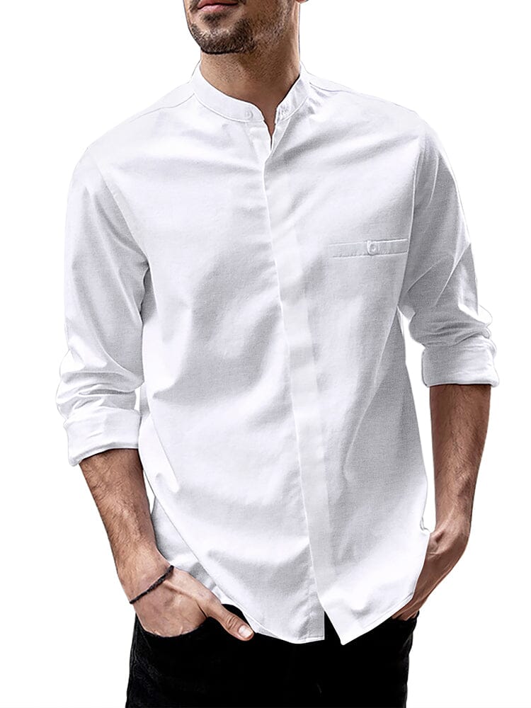 Breathable Button Up Linen Shirt (US Only) - Image 10