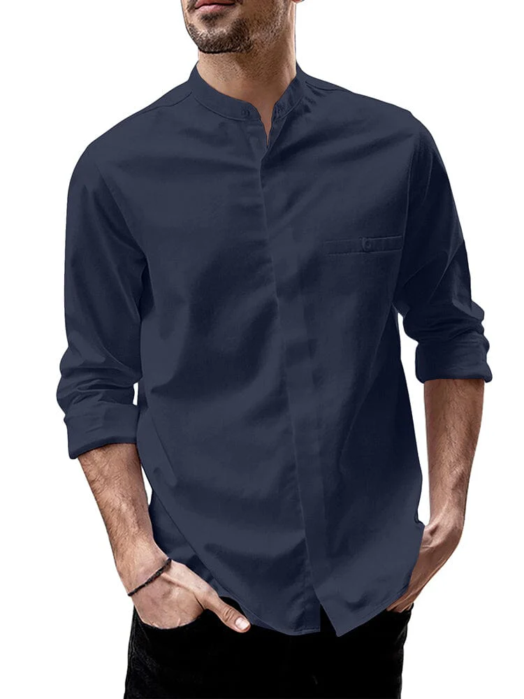 Breathable Button Up Linen Shirt (US Only) - Image 4