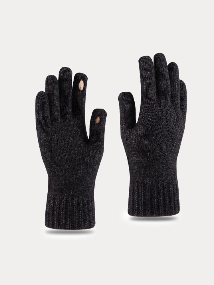 Cable Knit Touch Screen Gloves - Image 4