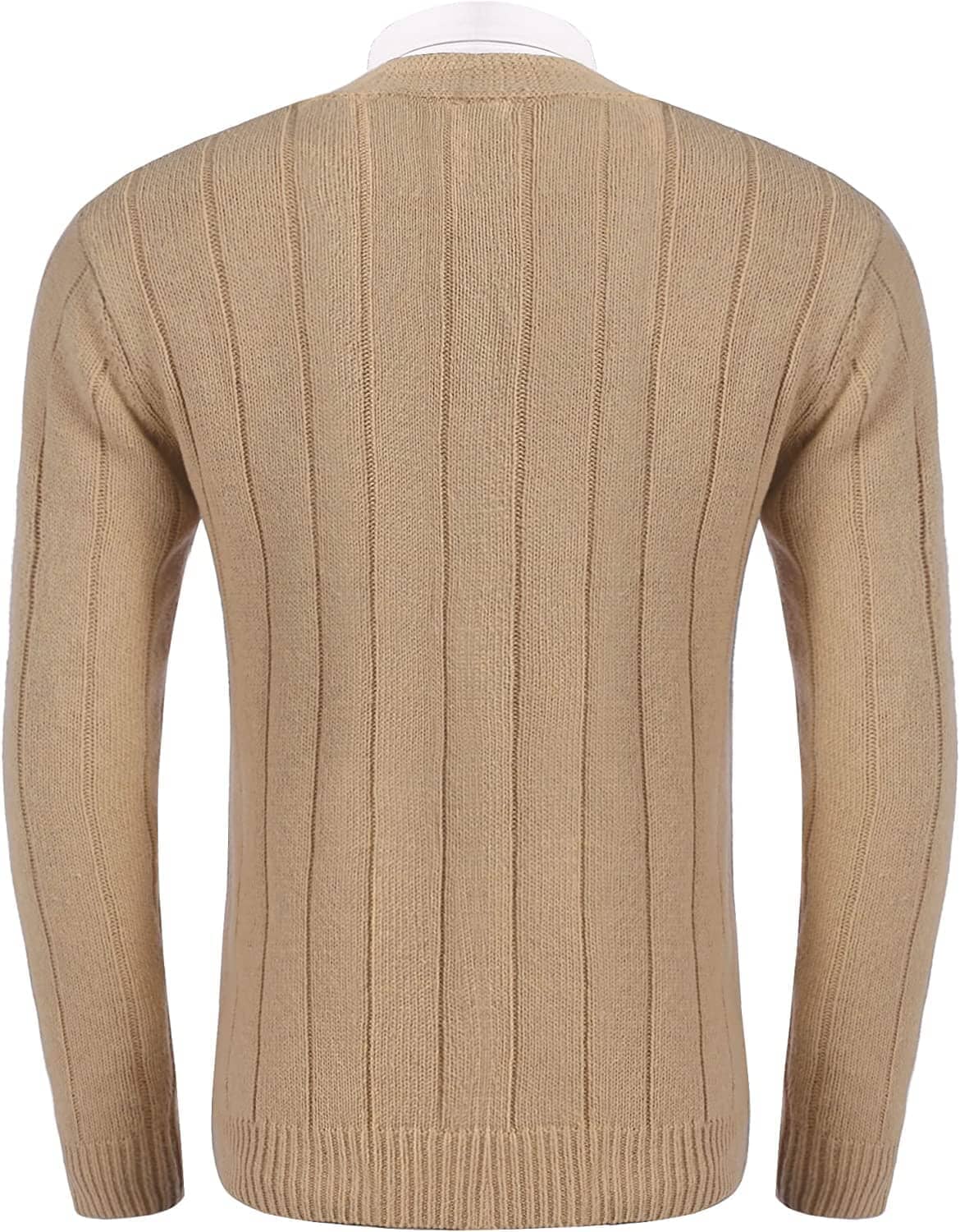 Cardigan Knit V Neck Button up Sweaters (US Only) - Image 8