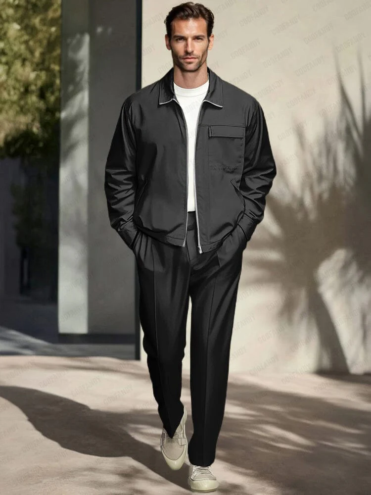 Cargo Style Jacket Pants Set - Image 2