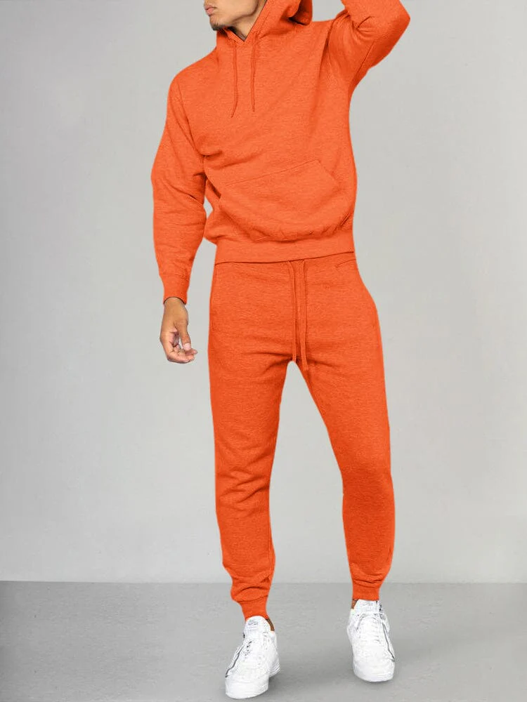 Casual Athleisure Hoodie Set - Image 5