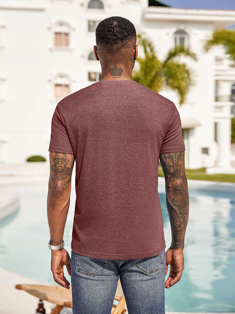 Casual Basic Henley Shirt (US Only) - Image 18
