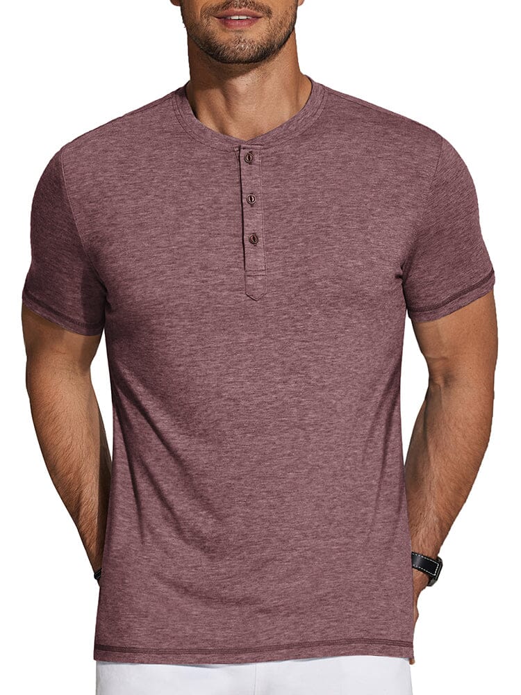 Casual Basic Solid Henley Shirt (US Only) - Image 7