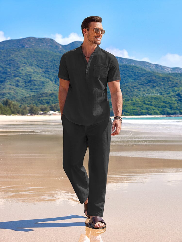 Casual Beach Cotton Linen Set (US Only) - Image 3