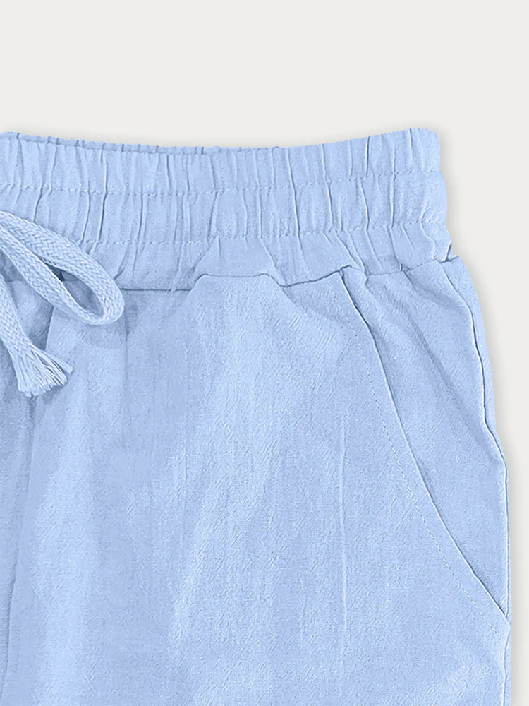 Casual Breathable 100% Cotton Pants - Image 9