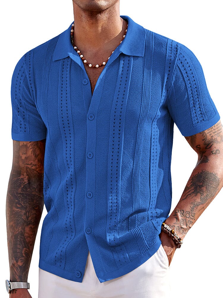 Casual Breathable Knit Beach Shirt (US Only) - Image 14