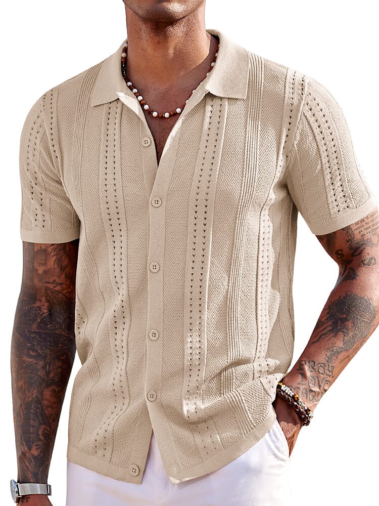 Casual Breathable Knit Beach Shirt (US Only) - Image 9