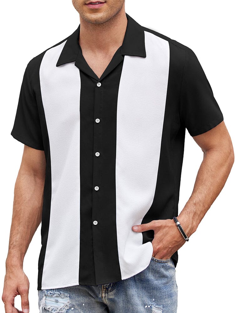 Casual Breathable Splicing Shirt (US Only) - Image 4