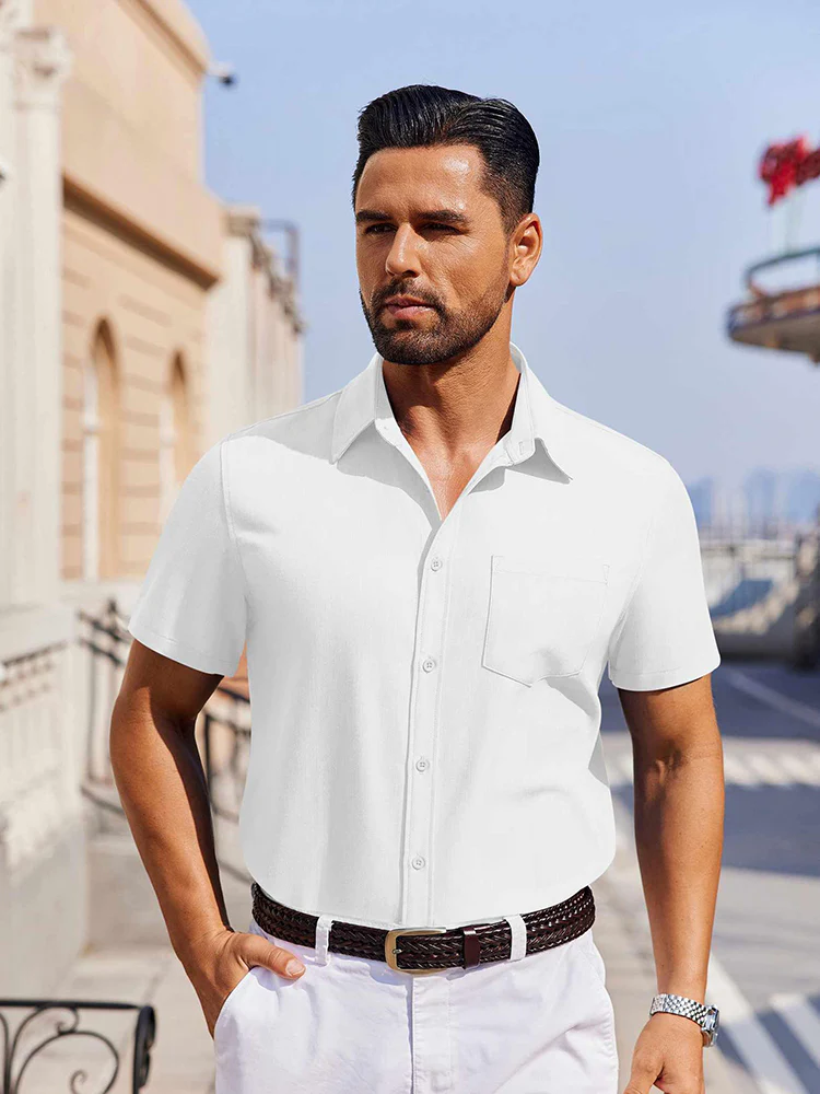 Casual Button Down Denim Shirt (US Only) - Image 15