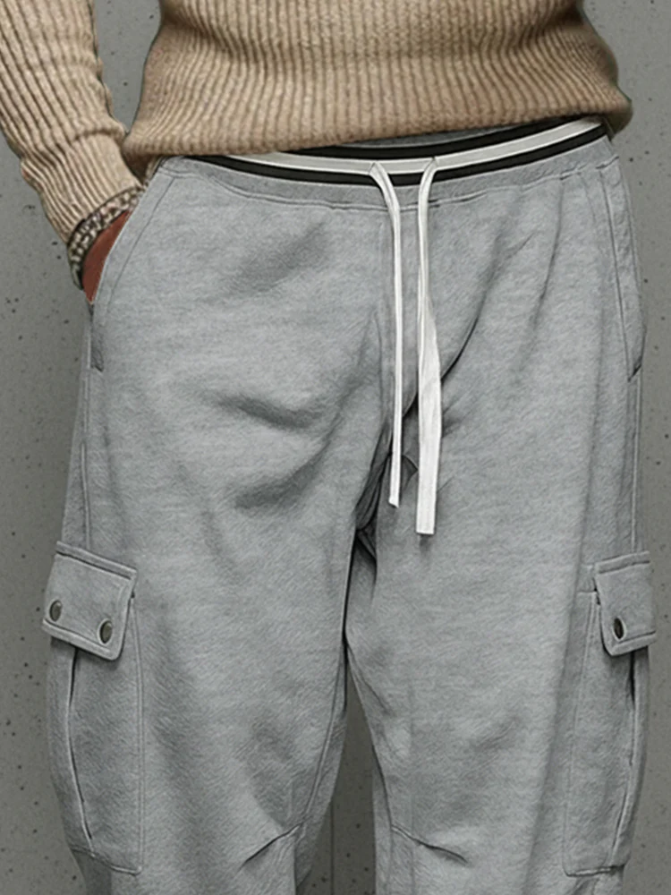 Casual Cargo Multi Pocket Sweatpants - Image 3