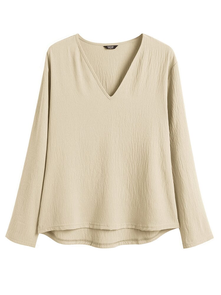 Casual Comfort V-Neck Beach Tops (US Only) - Image 9