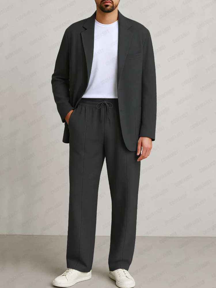 Casual Comfy 2-Piece Suit Set - Image 2