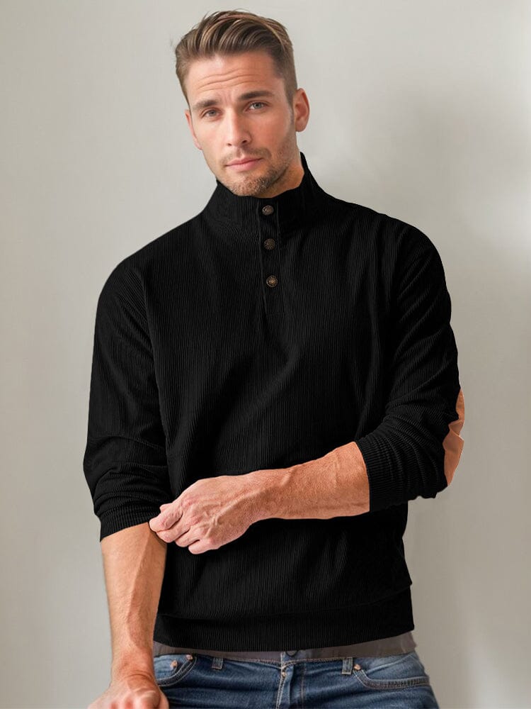 Casual Corduroy Comfort Sweatshirt - Image 3