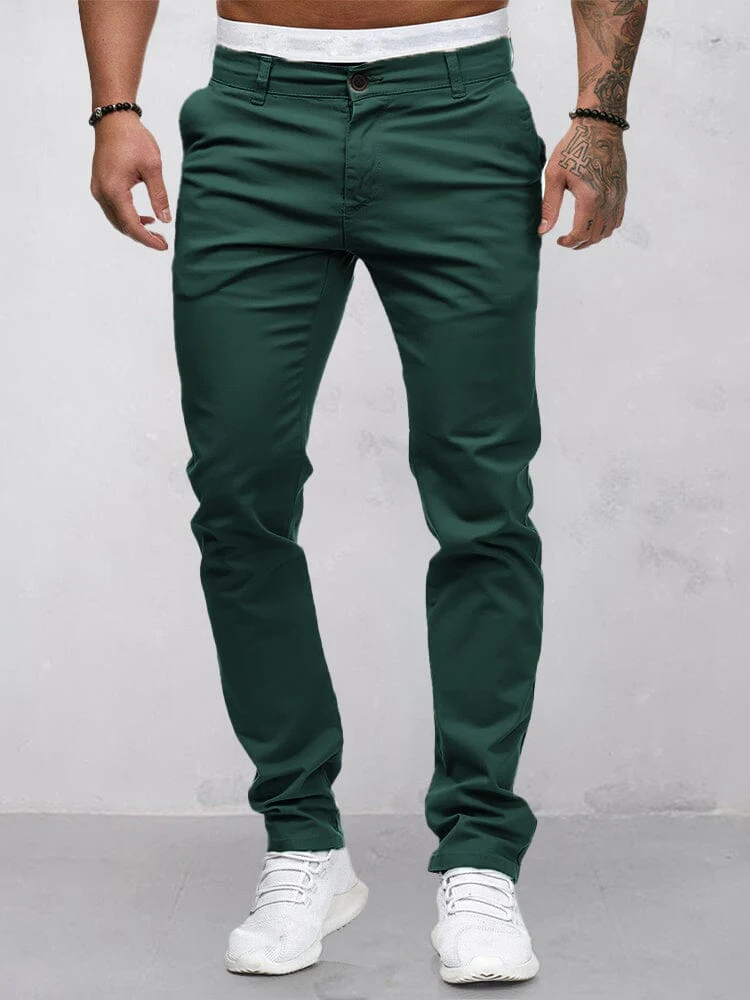 Casual Cozy Solid Pants - Image 9
