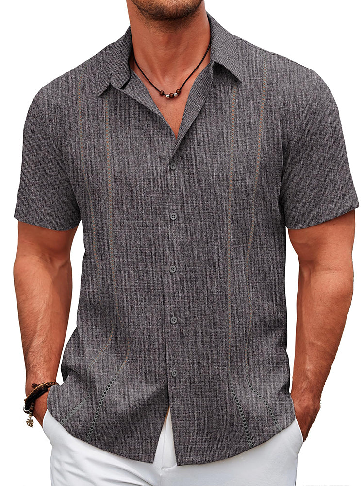 Casual Cuban Guayabera Shirt (US Only) - Image 13