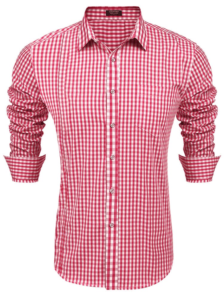 Casual Elegant Chequered Shirt - Image 2