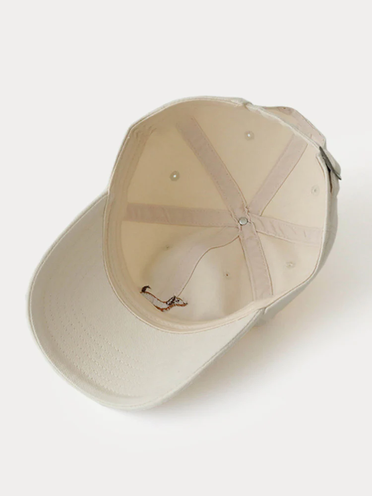 Casual Embroidered Sausage Dog Cotton Baseball Cap - Image 18