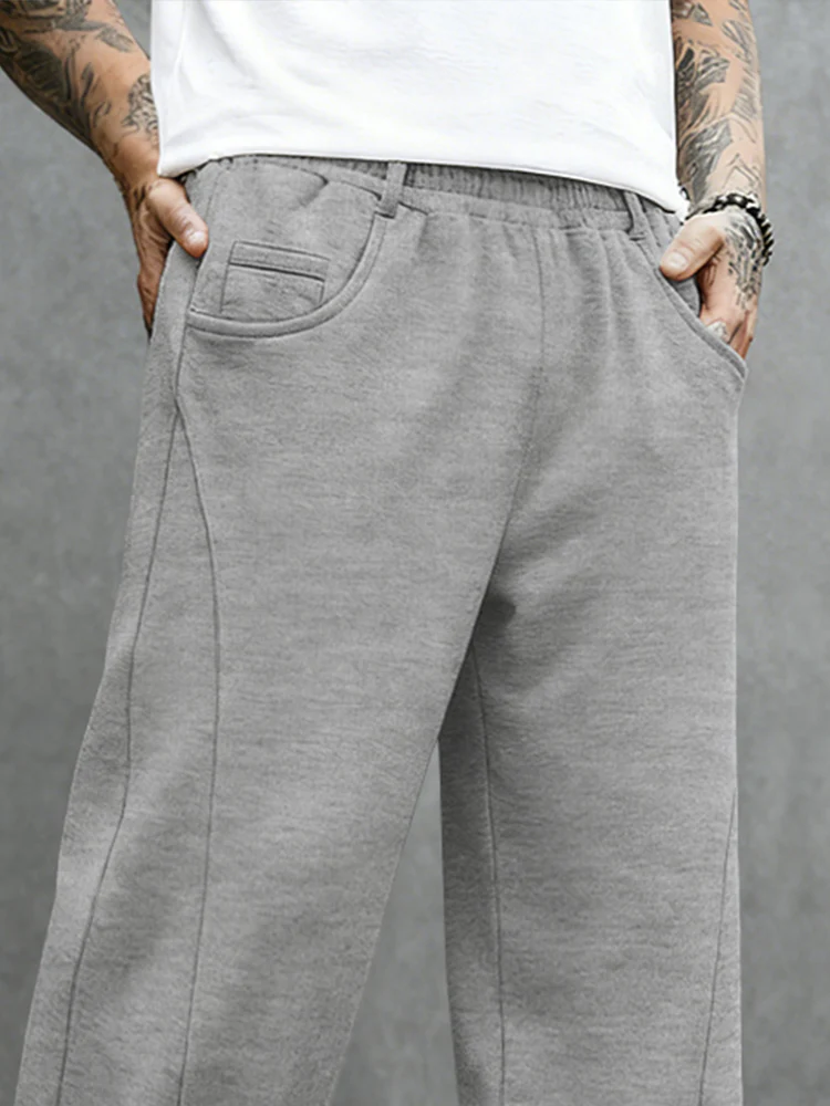 Casual Everyday Wide Leg Sweatpants - Image 3