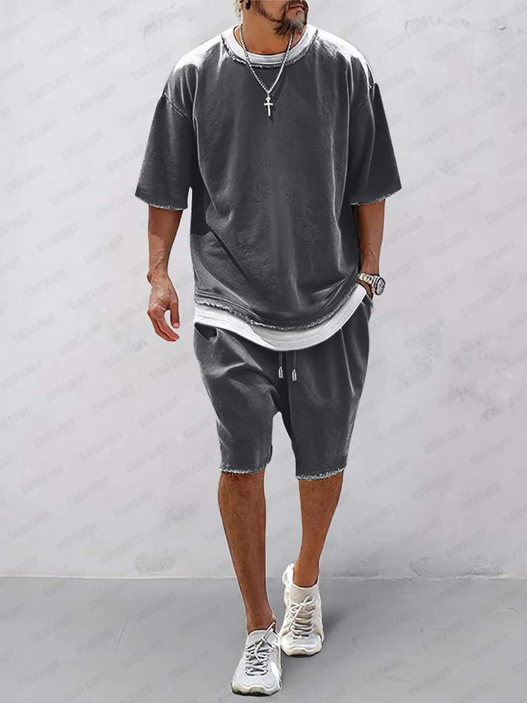 Casual Fake 2-Piece Matching Set - Image 2