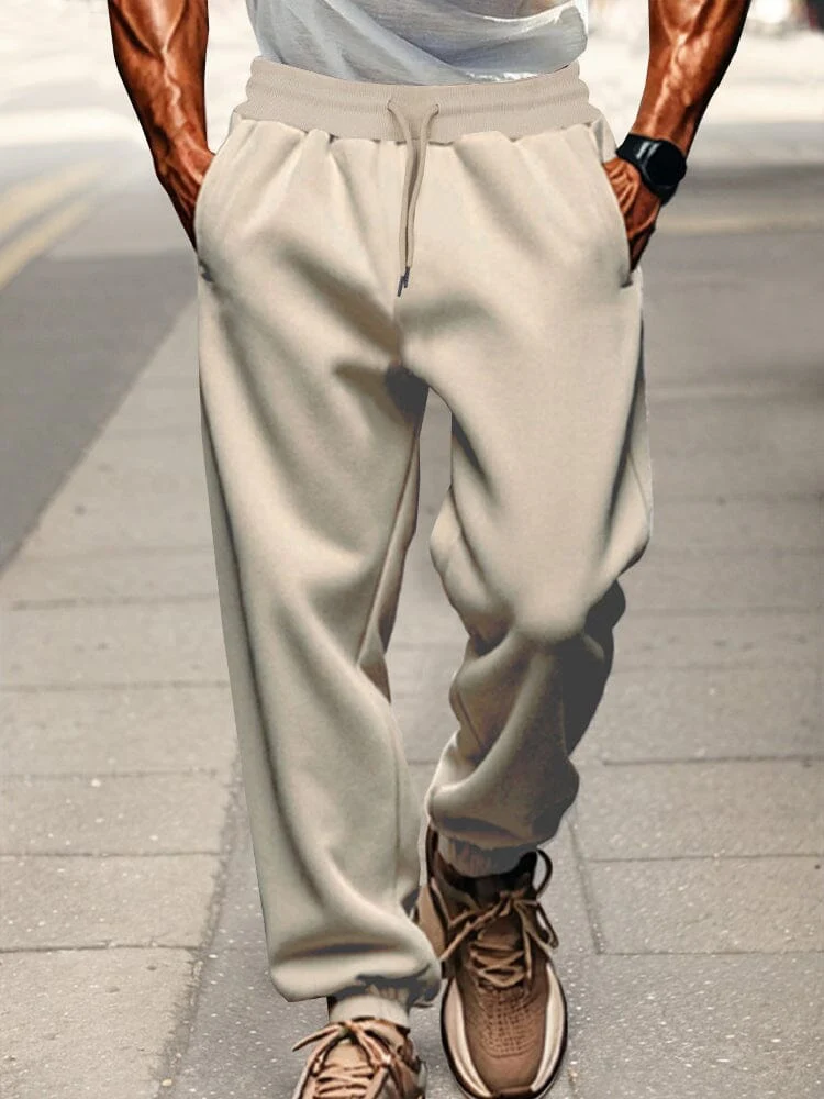 Casual Fleece Lined Sweatpants - Image 3
