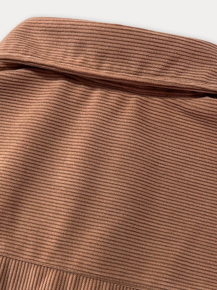 Casual Functional Corduroy Shirt - Image 9