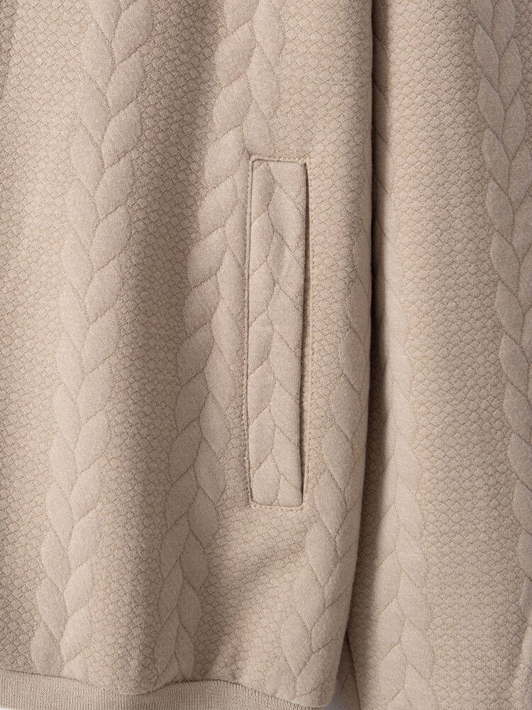 Casual Jacquard Baseball Jacket - Image 11