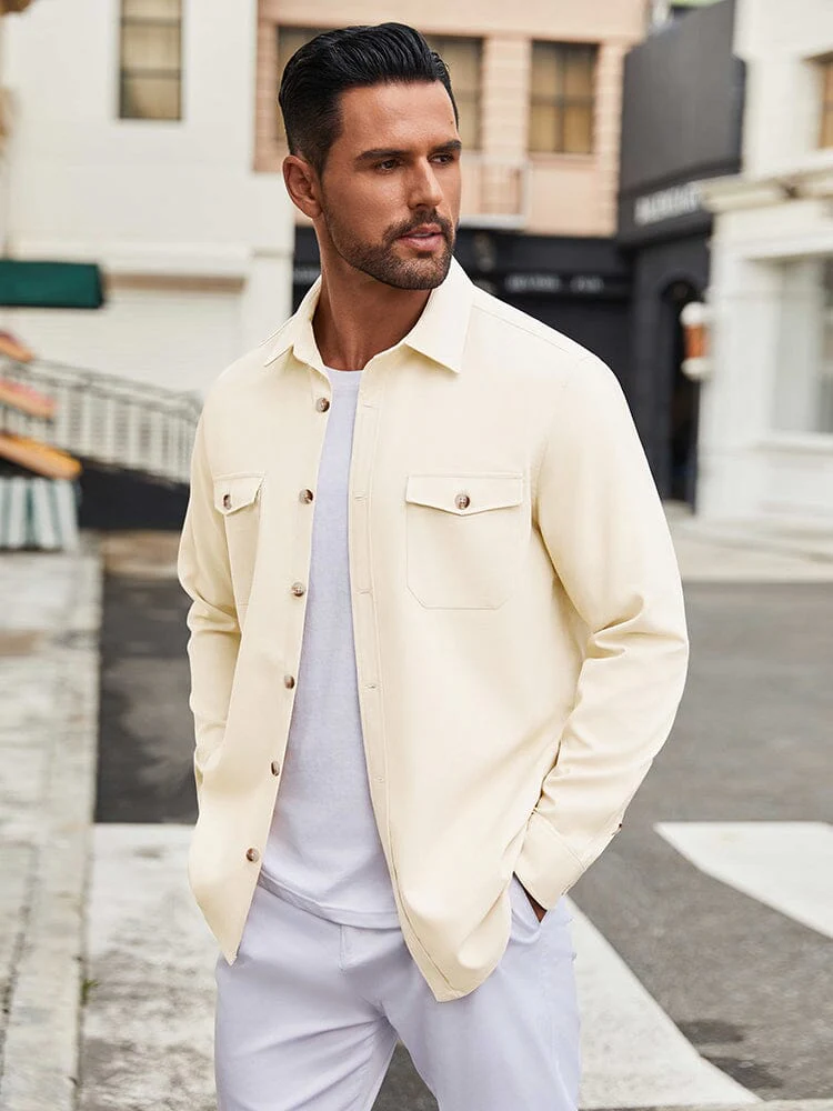 Casual Lightweight Shirt Jacket (US Only) - Image 4