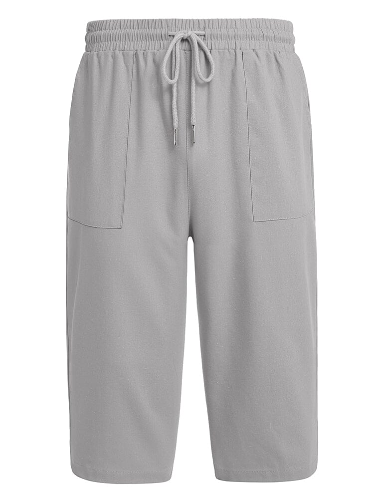 Casual Linen 3/4 Beach Yoga Shorts (US Only) - Image 11