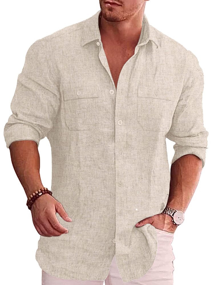 Casual Linen Blend Shirt (US Only) - Image 7