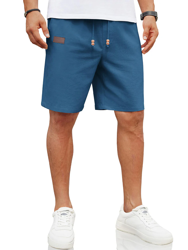 Casual Linen Blend Summer Shorts (US Only) - Image 4
