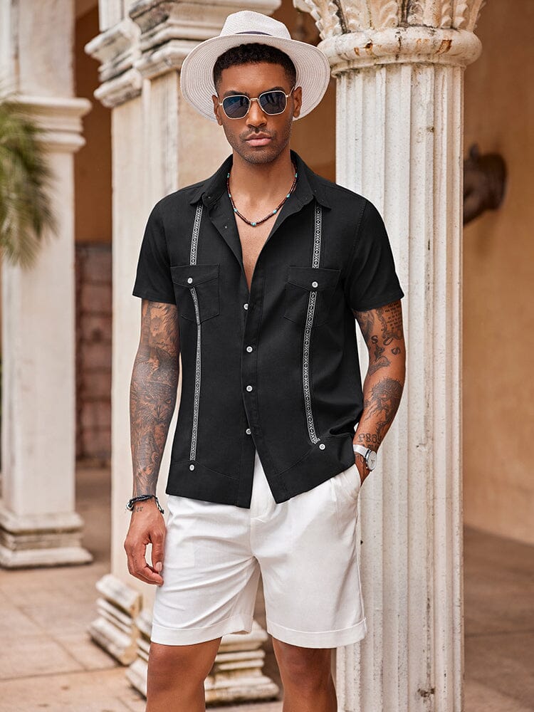 Casual Linen Cuban Shirts (US Only) - Image 8