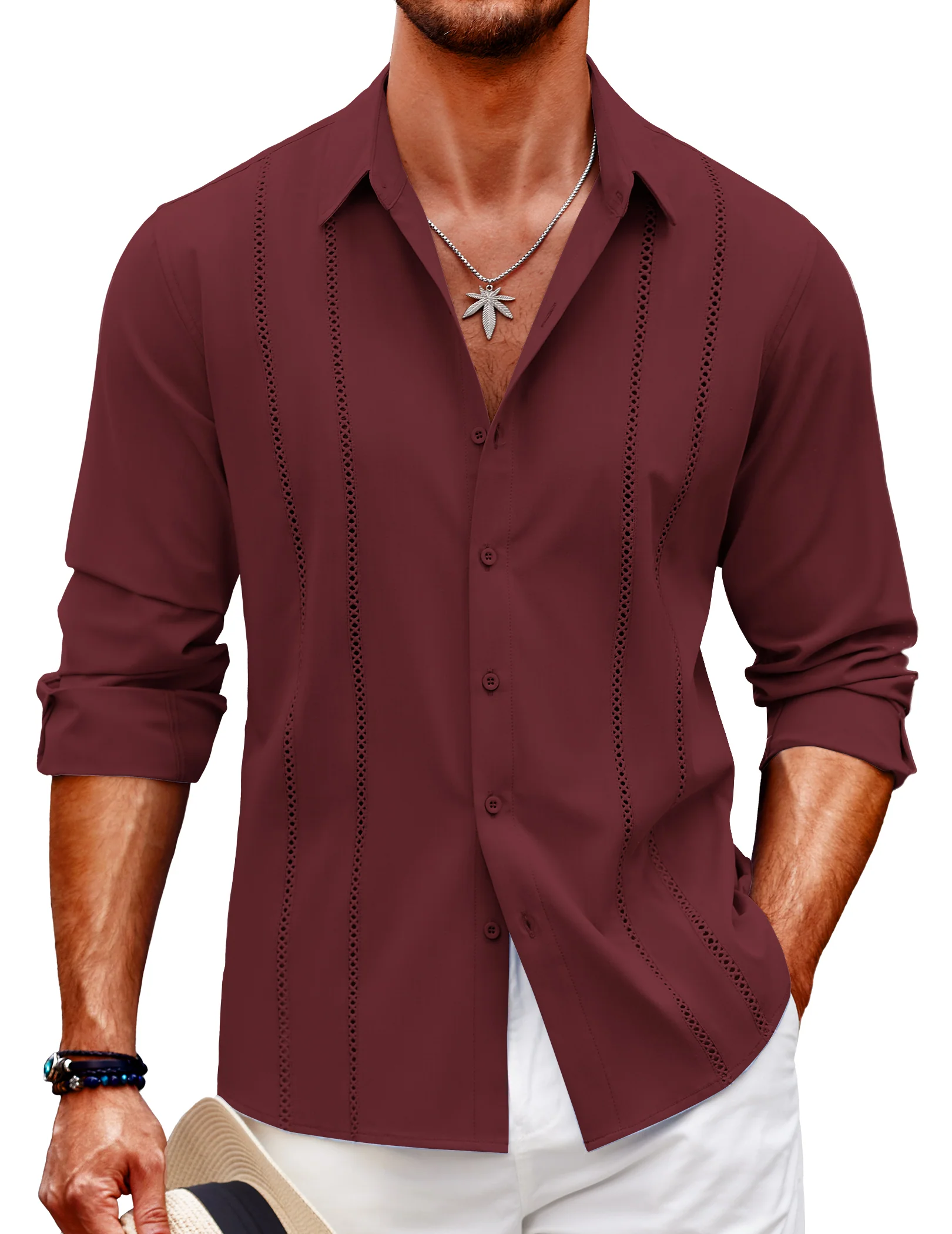 Casual Long Sleeve Button Down Shirt (US Only) - Image 4