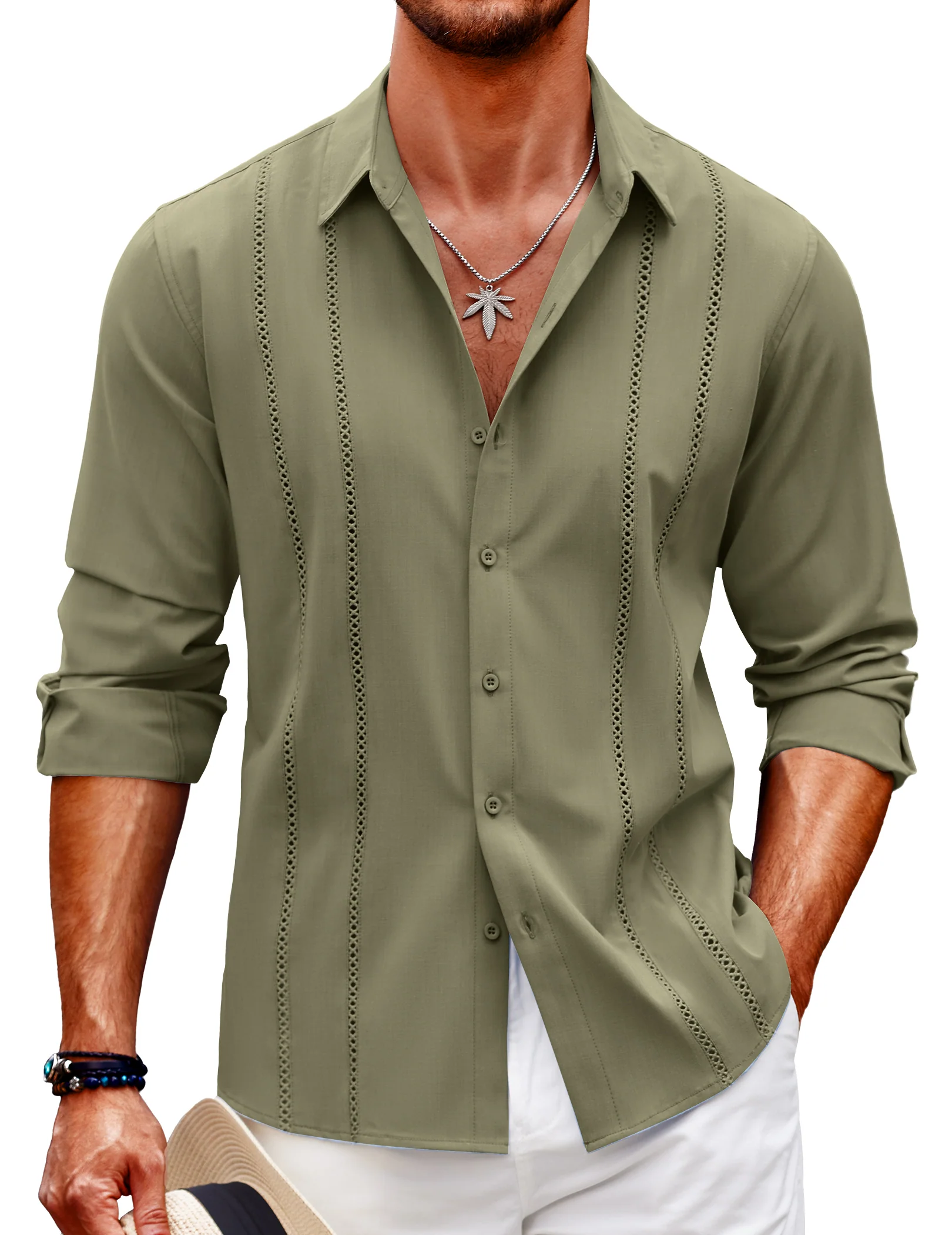 Casual Long Sleeve Button Down Shirt (US Only) - Image 8