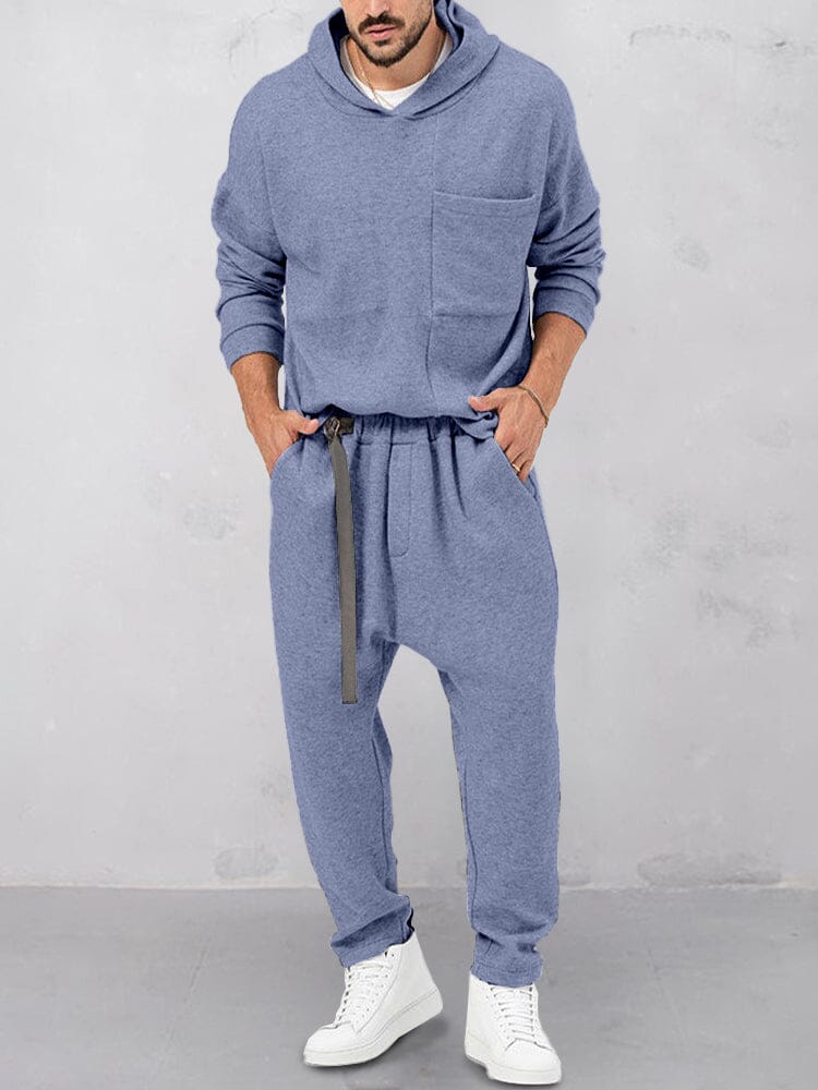 Casual Loose Athleisure Hoodie Set - Image 3