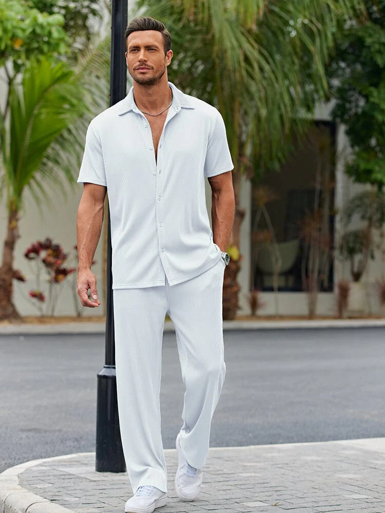 Casual Loose Fit Shirt Sets - Image 4