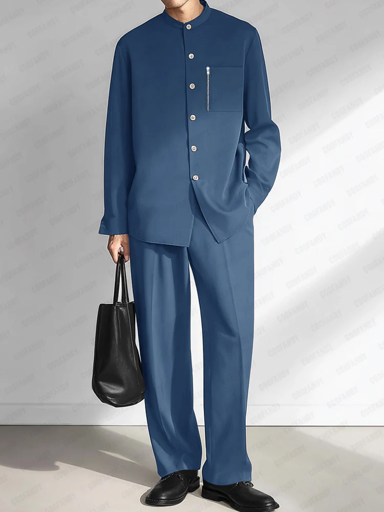 Casual Luxury 2-Piece Suit Set - Image 2