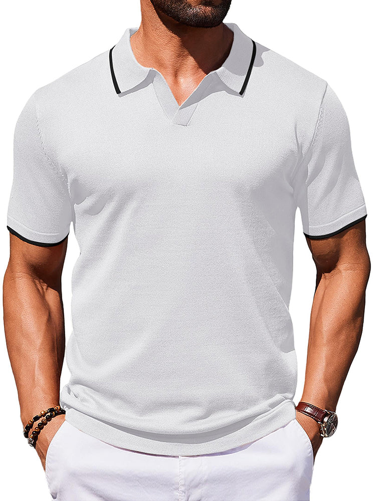 Casual Old Money Knit Polo Shirt (US Only) - Image 3