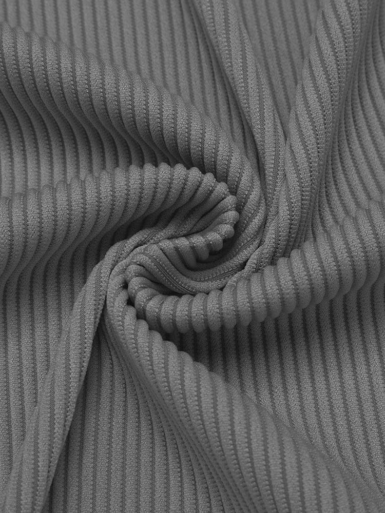 Casual Pit-Stripe Textured Matching Set - Image 7